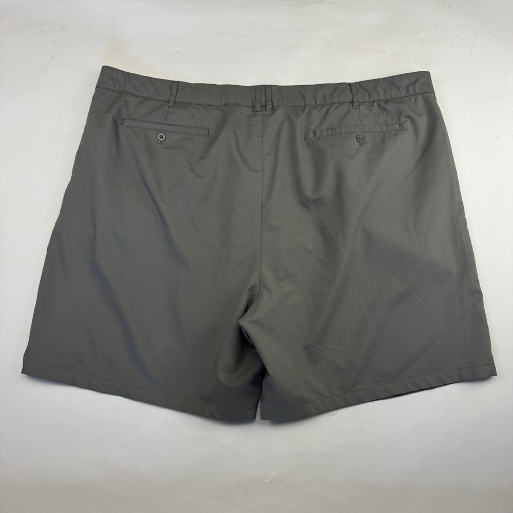 Reebok Golf Men's Gray Flat Front Performance Active Shorts Size 54 Stretch - Picture 8 of 10